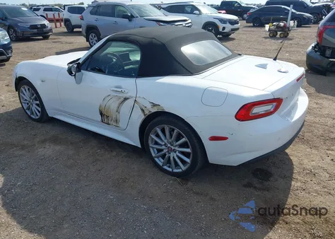 2017 Fiat 124 Spider Lusso from USA, damaged, VIN JC1NFAEK5H0101628